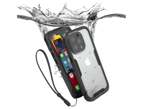 Capa Impermeável Total Protection para iPhone 14 Pro Max CATALYST Plástico Preto