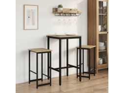 Vidaxl Banco De Bar 2 Unid. Carvalho Sonoma 40 X 32 X 74 Cm
