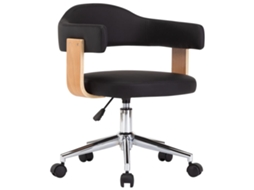 Dining Chair, Dining Chairs Vidaxl Preto Couro Artificial (n/a)