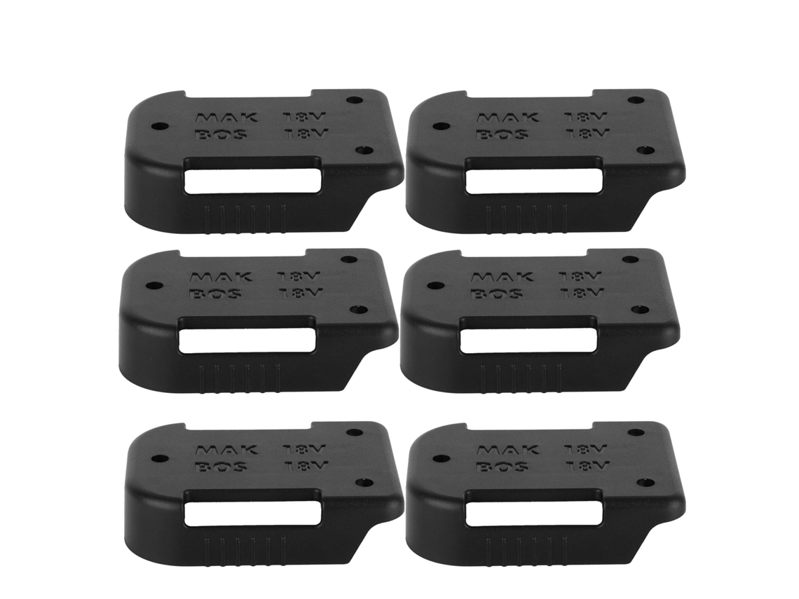 6pcs Suporte de Bateria para Bosch 18v