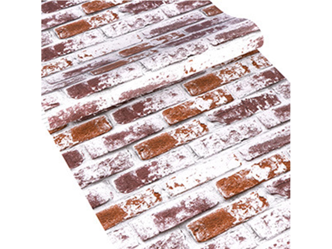 Papel de Parede Adesivo Pedra Verde para Lareira e Cozinha Removível NEVEANCE