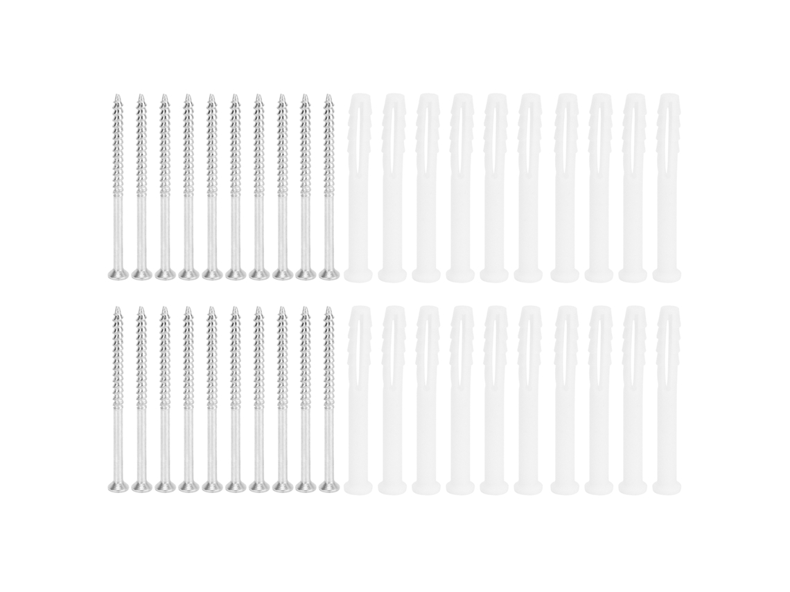 Kit 20 Parafusos De Expansão Para Fixação De Móveis