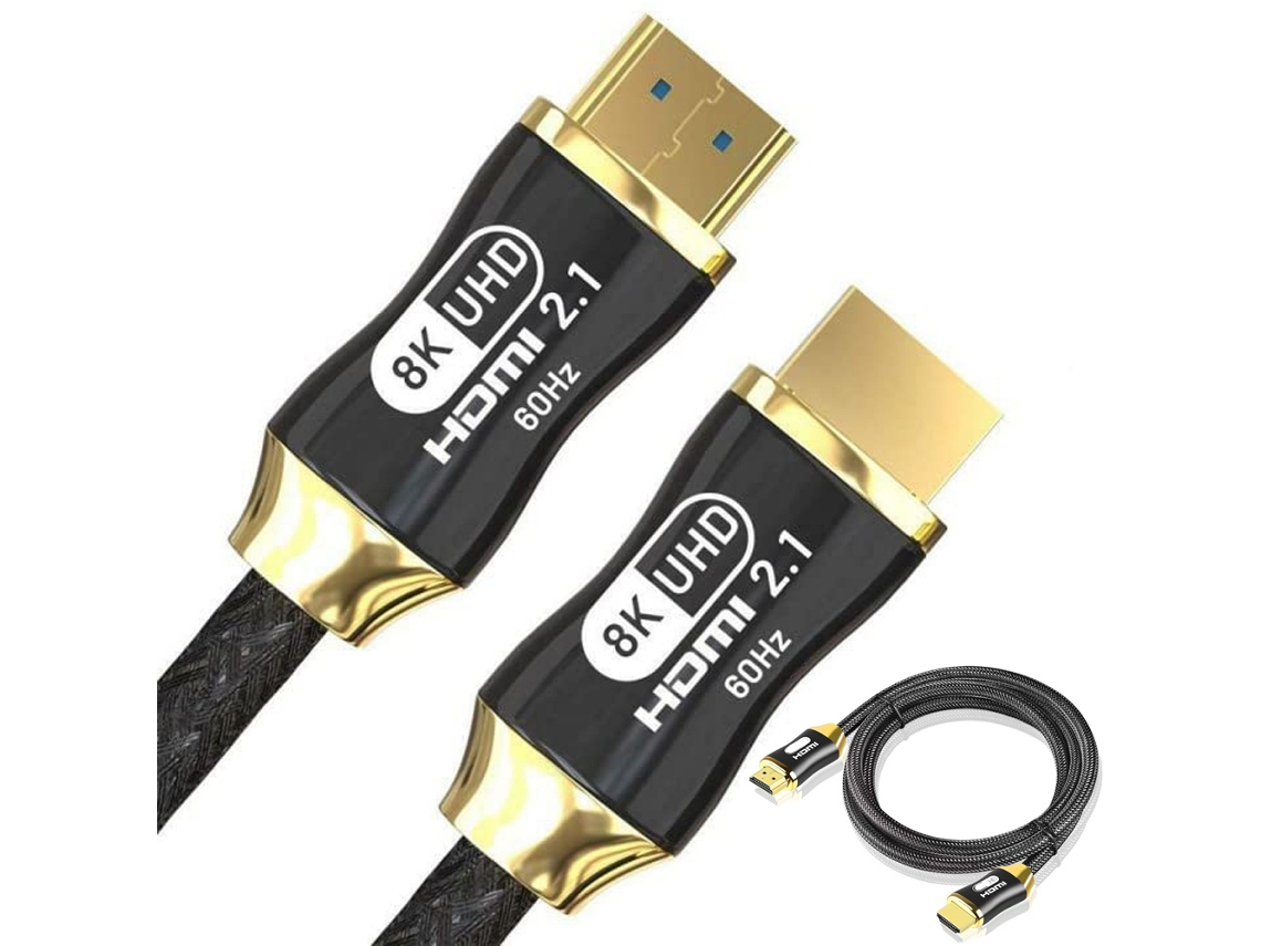 Cabo de Vídeo Hdmi 2.1 Ultra Alta Velocidade 8k 60hz 4k 120hz 1,5 M AQUAFORGE