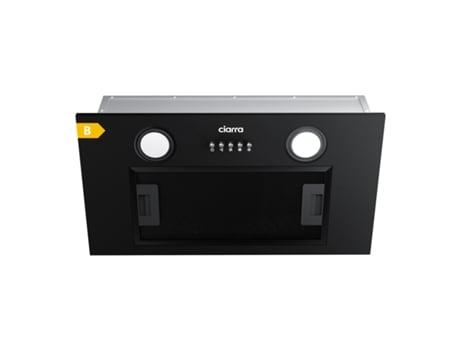 Exaustor Rebaixado CIARRA 300m3/h Reciclagem ou Evacuação Preto 913ABK52