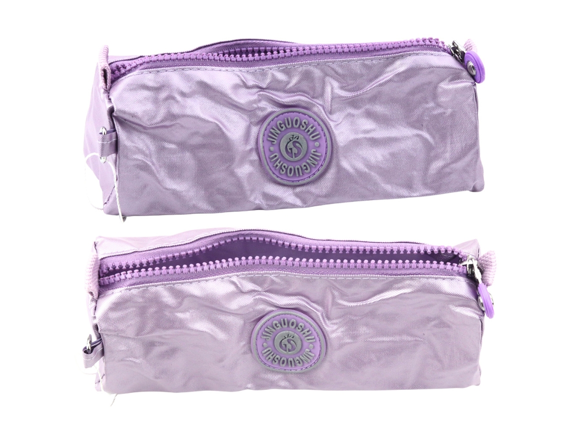 Organizador De Estojo Escolar Com Compartimento Único Roxo 21,5 Cm B.active