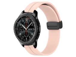 Pulseira De Silicone Com Fecho Magnético De Cor Sólida De 22 Mm Para Samsung Gear S3 Frontier