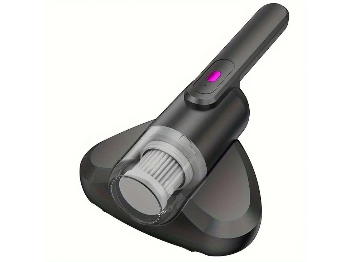 Aspirador de pó portátil sem fio Yizhood Black UV com eliminador de ácaros