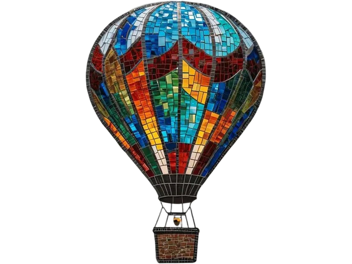 Decorações de Balão de Ar Quente, Arte de Parede com Balão para Pendurar em 2D, Estilo 1