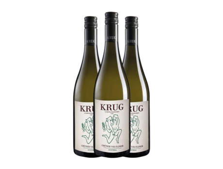 Vinho branco KRUG Grüner Veltliner Thermenregion (0.75 L - 3 Unidades)