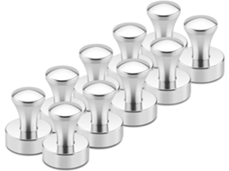 10 Ímanes Aço Inox Para Quadros