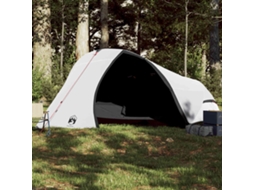 Vidaxl Tenda De Campismo Cúpula P/ 4 Pessoas Opaca Impermeável Branco