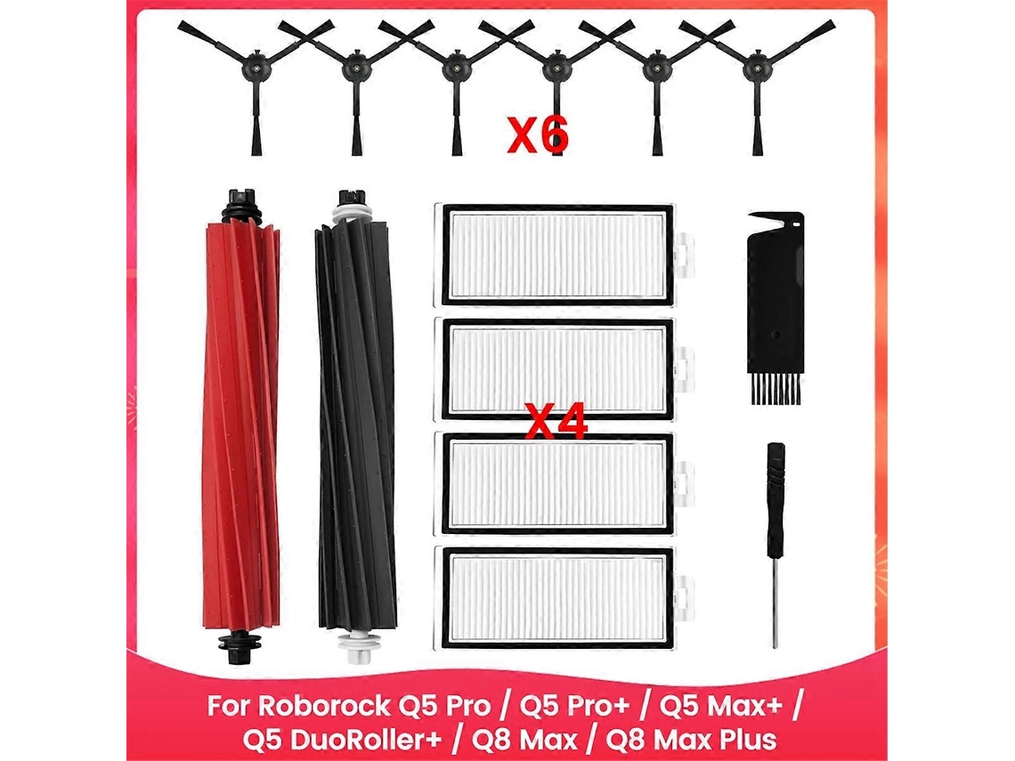 Acessórios Para Aspirador De Pó Q5 Pro / Q5 Pro / Q5 Max / Q5 Duoroller / Q8 Max / Q8 Brilvibera