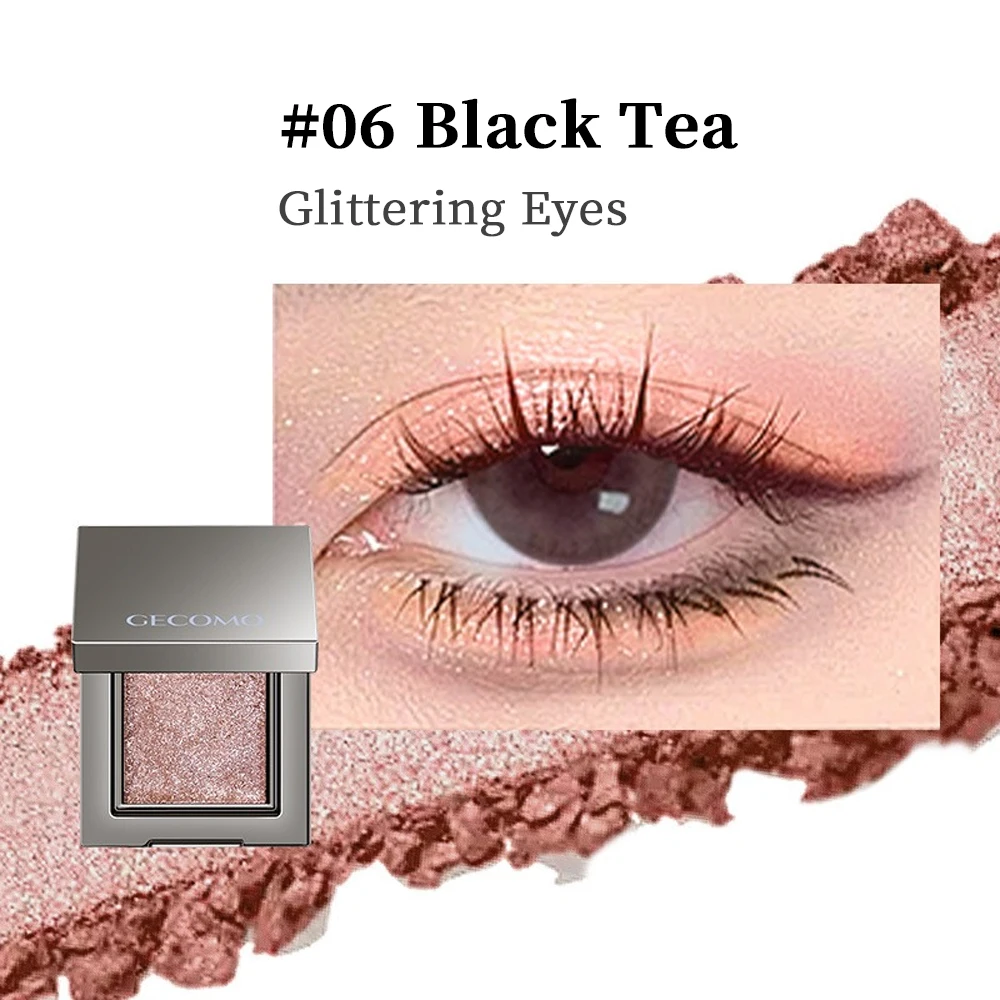Sombra unitária para olhos, com textura delicada, perolada e em pó de longa duração.