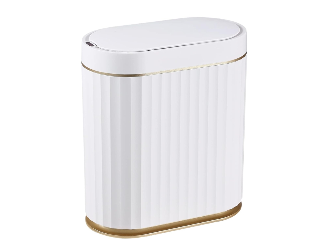 Recipiente Automático de 8 Litros com Sensor, Design Fino e Tampa. ZYBLSSBB