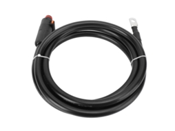 Cabo de bateria preto de 35 mm² com plugue direto e terminal SC35 de 8,2 m