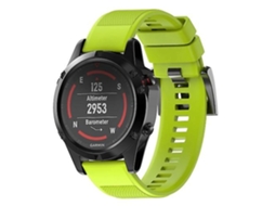 Lurelia Pulseira De Silicone Removível Green, Compatível Com Relógio Fenix 5x 26 Mm