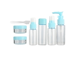 Conjunto Garrafas Spray Shampoo Loção Para Viagem Armazenamento Banho