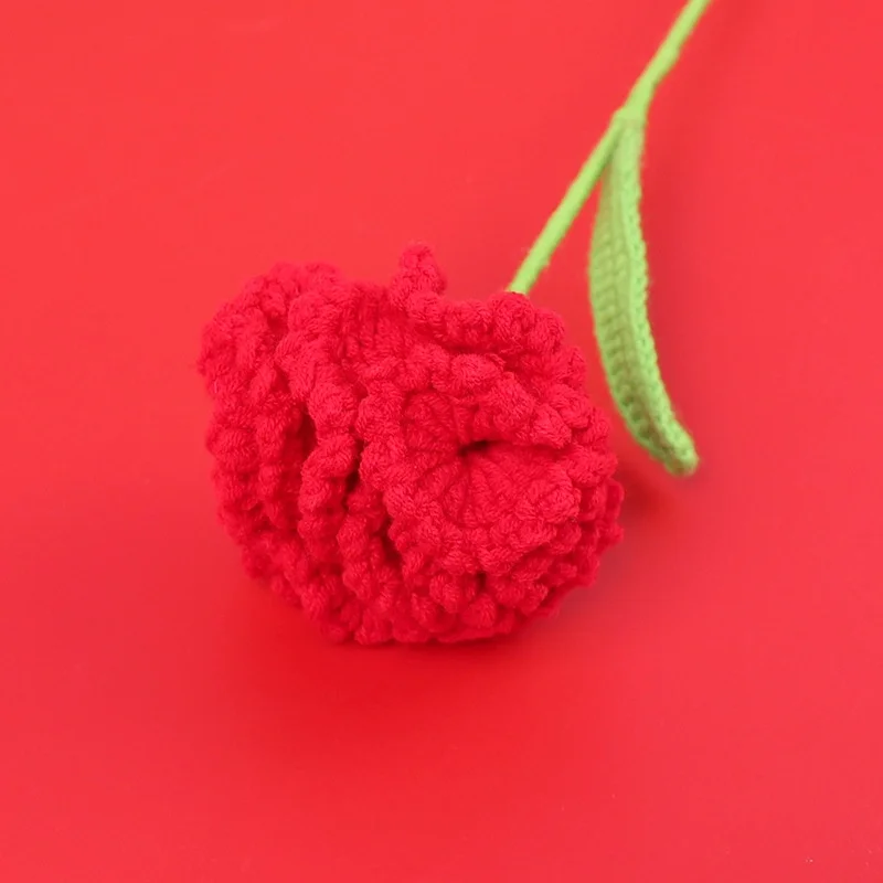 Buquês De Crochê, Flores Artificiais Trançadas À Mão, Buquês De Tricô, Presentes