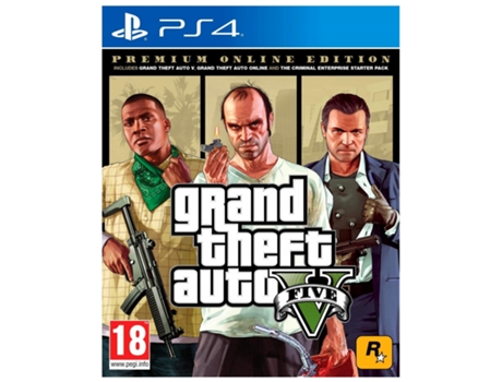 Sony lança um pacote PS4 com GTA V em Portugal