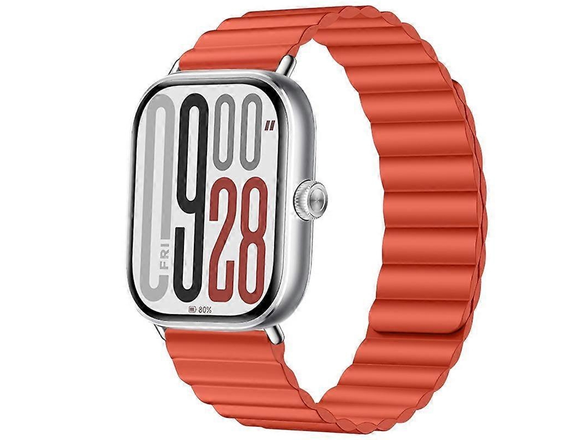 Pulseira De Silicone Macio Com Fecho Magnético Para Redmi Watch 6/5 / Xiaomi Smart Band 9 Pro