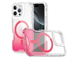 Capa Para Iphone 16 Pro Compatível Com Magsafe Gradient Color Tpupc, Capa Traseira Para Celular - Gradient Pink