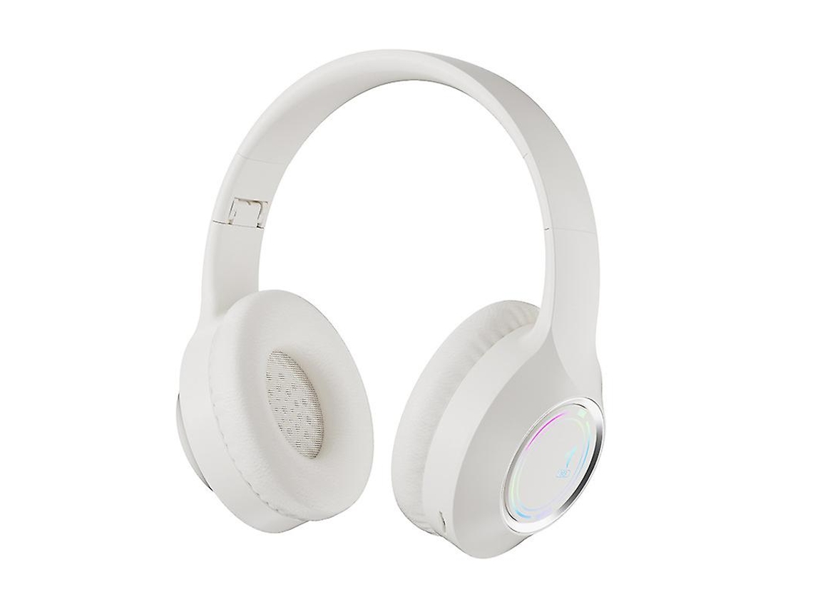 Auscultadores Bluetooth  Folding Led Card White