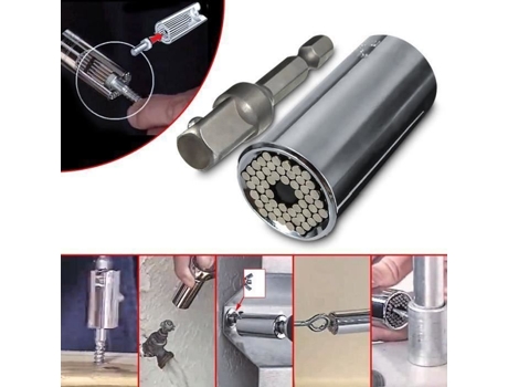 Etc 120a Soquete Chave Catraca Parafusadora Adaptador Furadeira Broca 7 19mm Exbon