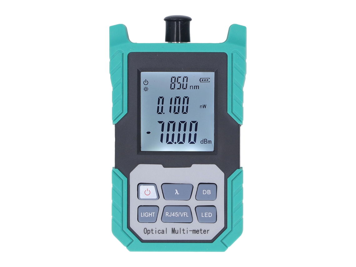 Medidor De Potência Óptica Mini Tester De Cabo Fibra Óptica Multímetro Preciso -70~+10dbm