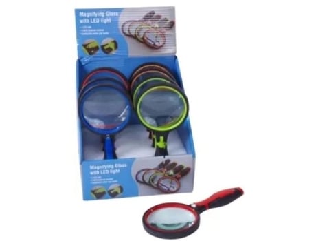 Livro Exp. 8 Lupas Con Luz Led Surtidas 4 Colores De Desconocido (espanhol)
