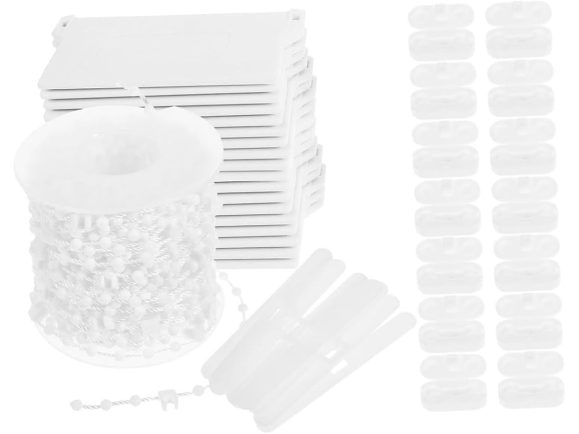 Aboofan Acessórios Para Cortinas Verticais 20-conectores 10-metros De Corrente