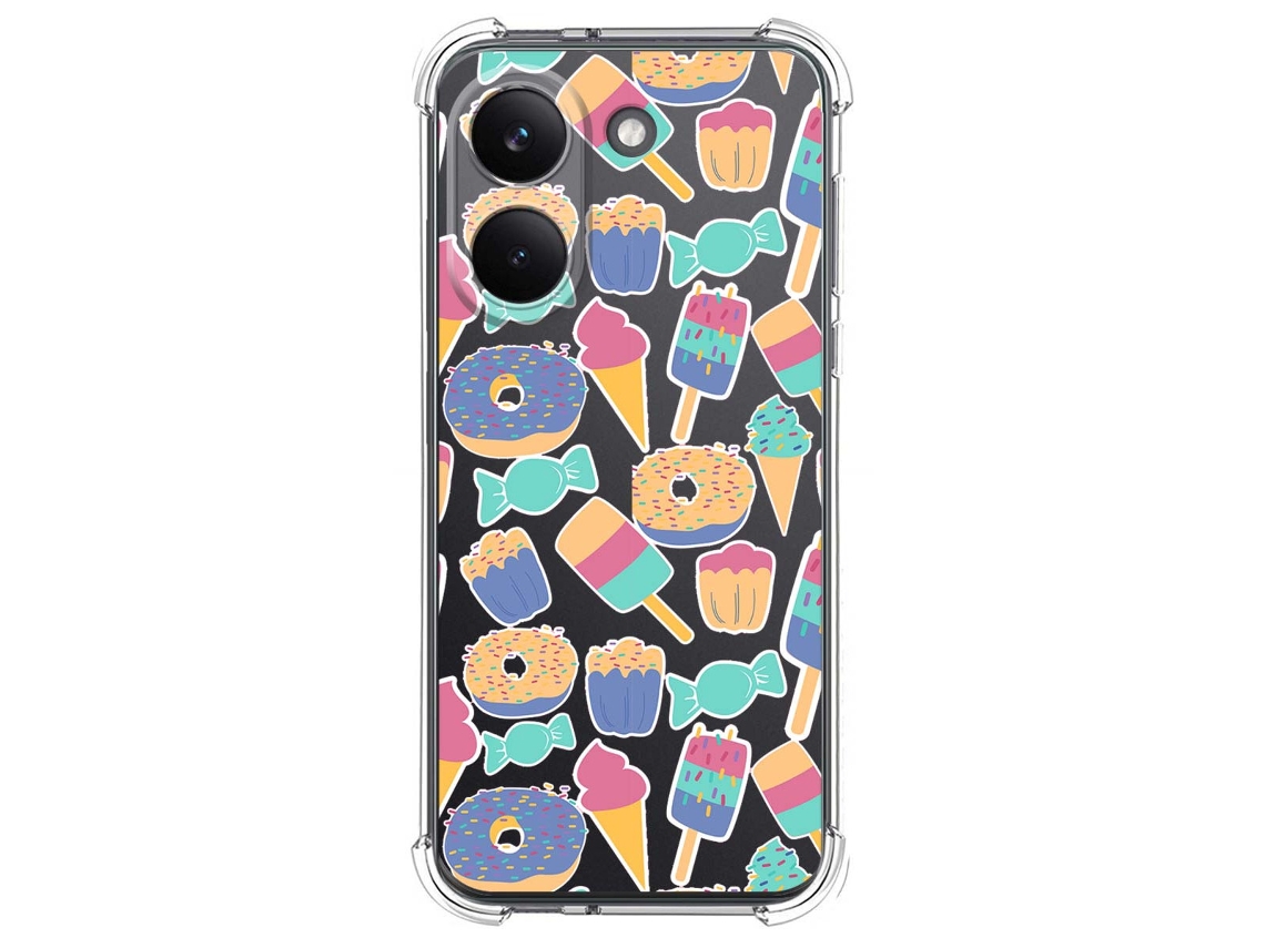 Capa Tumundosmartphone De Silicone À Prova De Choque Para Xiaomi Poco X8 Pro 5g Estampa Candy Design 02