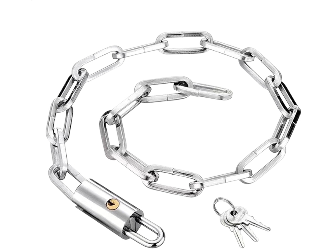 Cadeado De Corrente Para Bicicleta, Cadeado - Modelo Resistente