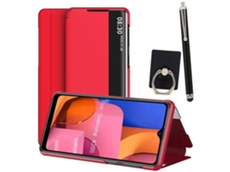 Capa Samsung Galaxy A20s HONGWE. Vermelho