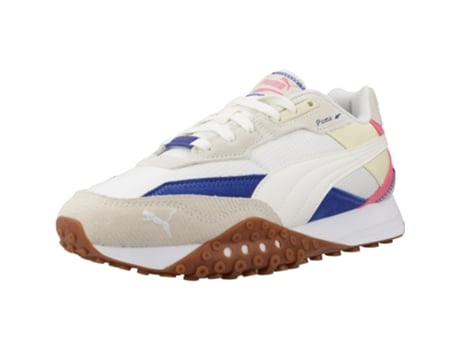 Sapatos De Mulher Puma Yellow Blktop Rider Multicolor Tecido Branco (41)