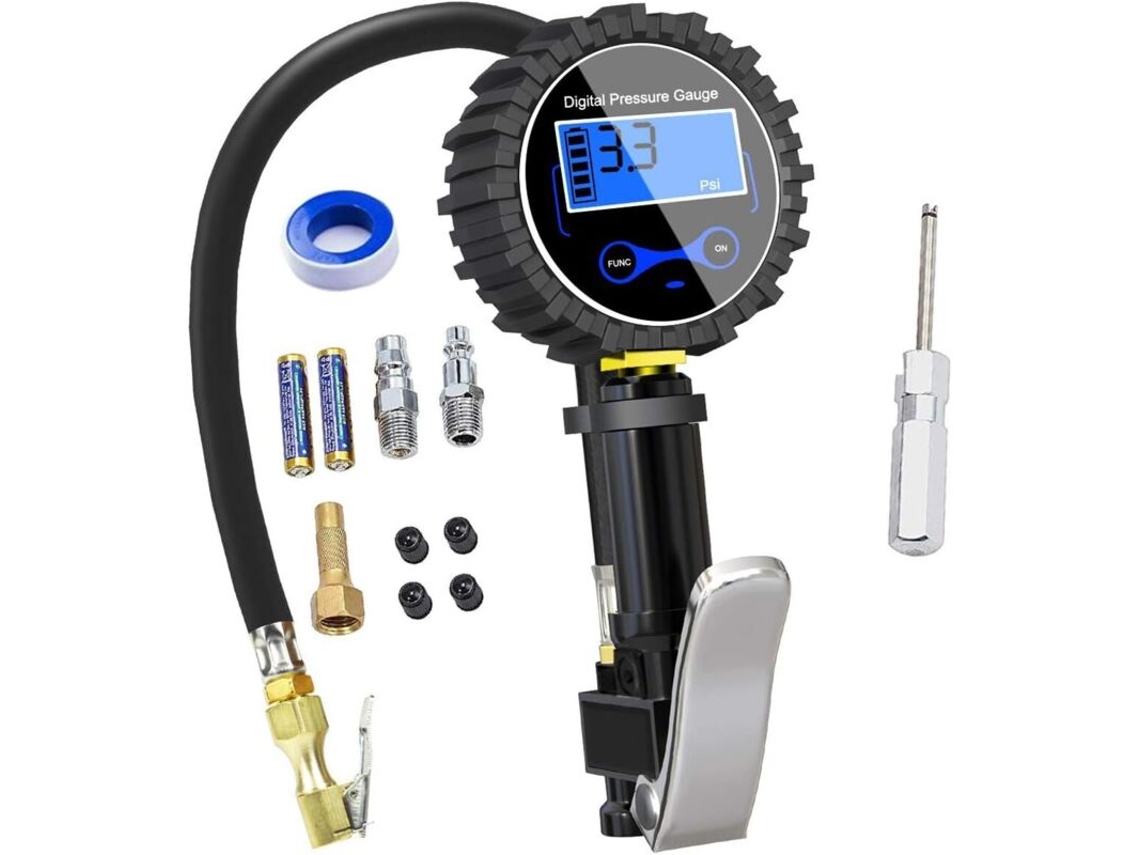 Compressor Ar Pneus 250psi Lcd Alta Precisão Veículo