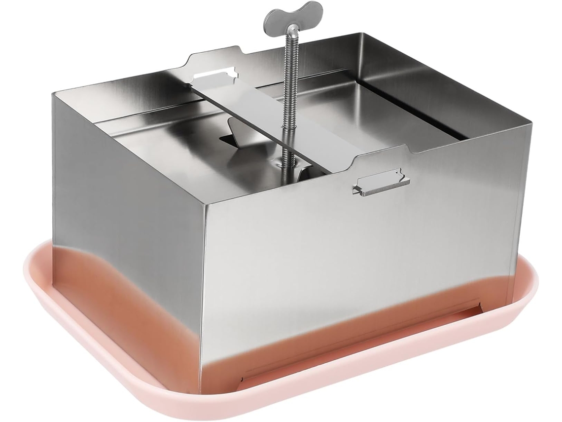 Prensa De Tofu Tradicional Em Aço Inoxidável, Molde De Cozinha Para Fazer Tofu Caseiro, Ferramenta R Gokoco