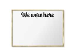 Quadro de parede magnético "We Were Here For The Office" Espelharte (100x70 cm)