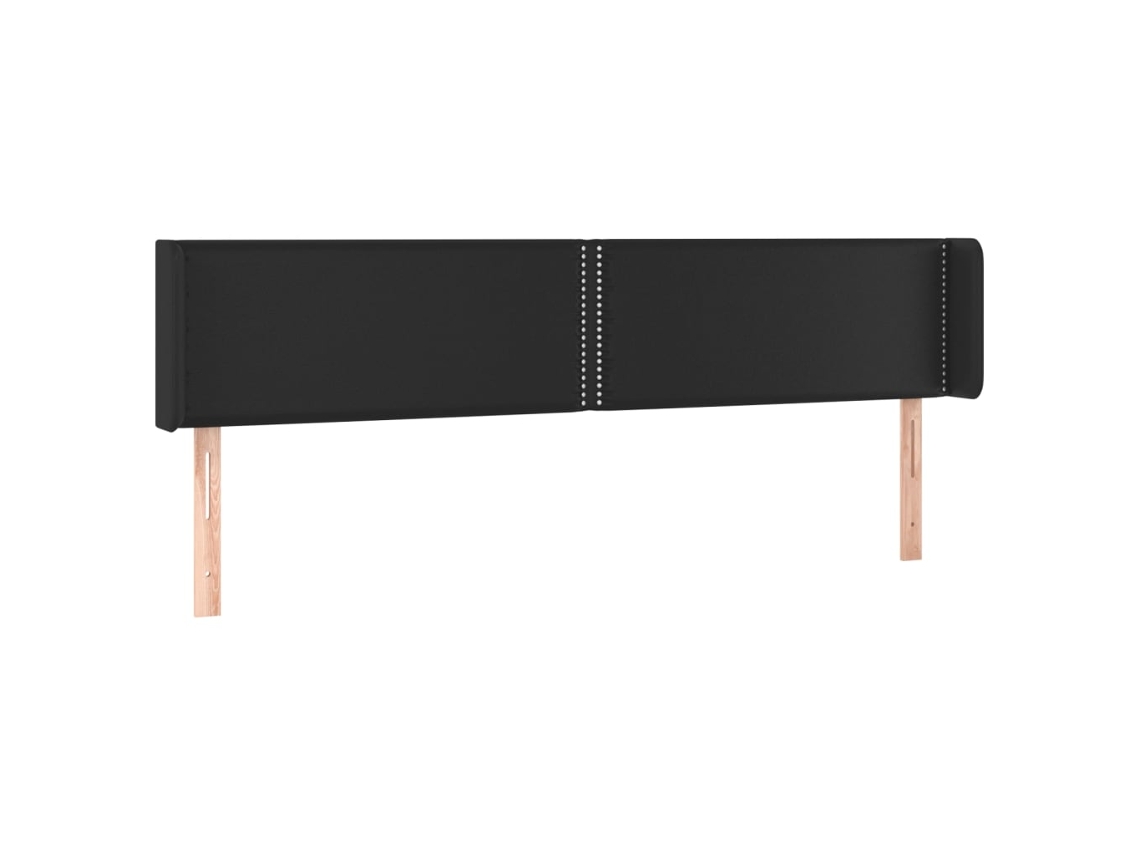 Cabeceira de Cama com Abas em Couro Artificial 203x16x78/88 Cm MAISON EXCLUSIVE