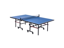 Mesa De Pingue Pongue Profissional 274x152cm Com Rodas, Rede De Competição E Estrutura Robusta Tekmaquinas