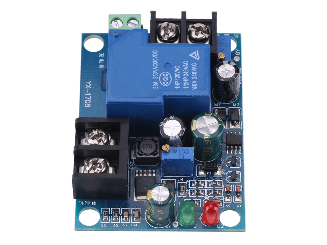 Controlador de carga automática de bateria 30a módulo de proteção 36v com MARCA