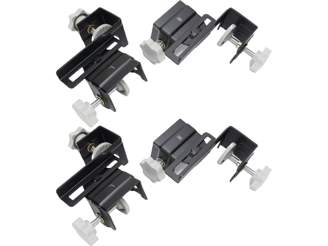 Conjunto De Grampos Aço Inoxidável Para Instalação Frentes Gaveta Fixa Firmemente Painéis Com Espessura 10a 30mm