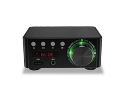Amplificador De Áudio Digital 100 W Com Saída 50 E Bluetooth