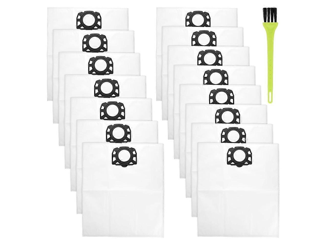 15pcs Vacuum Cleaner Bags For Wd4 Wd5 Wd6 Wd5p Wd6p Mv4 Mv5 Mv6, Large Dust Bags With Cleaning Brus