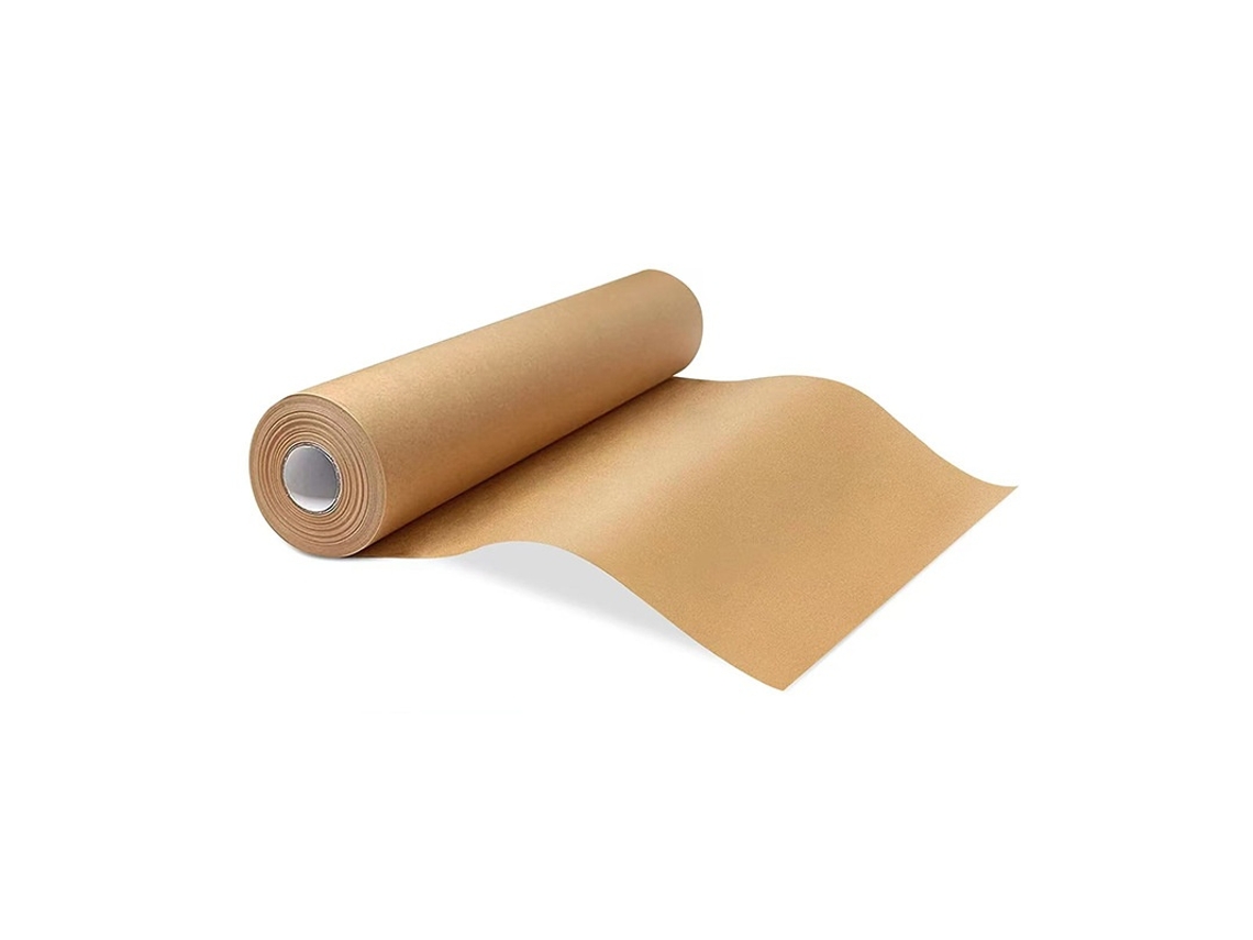 Papel Manteiga Não Branqueado Em Rolo - 38 Cm X 64 M Com Cortador Antiaderente Para Cozinha E Grelha