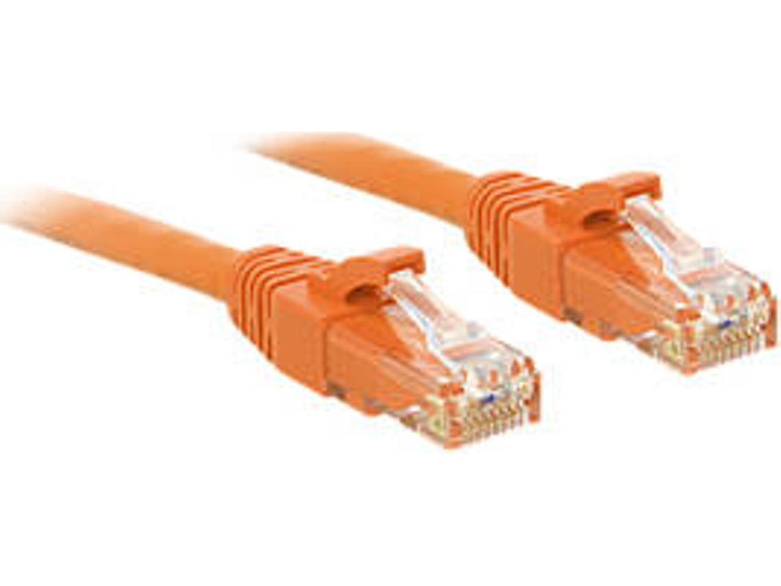 Cabo de Rede LINDY (RJ45 - 10 m - Laranja)