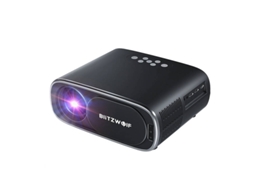 Projetor LED Blitzwolf Bw V4 1080p, Wi-Fi e Bluetooth (Preto)