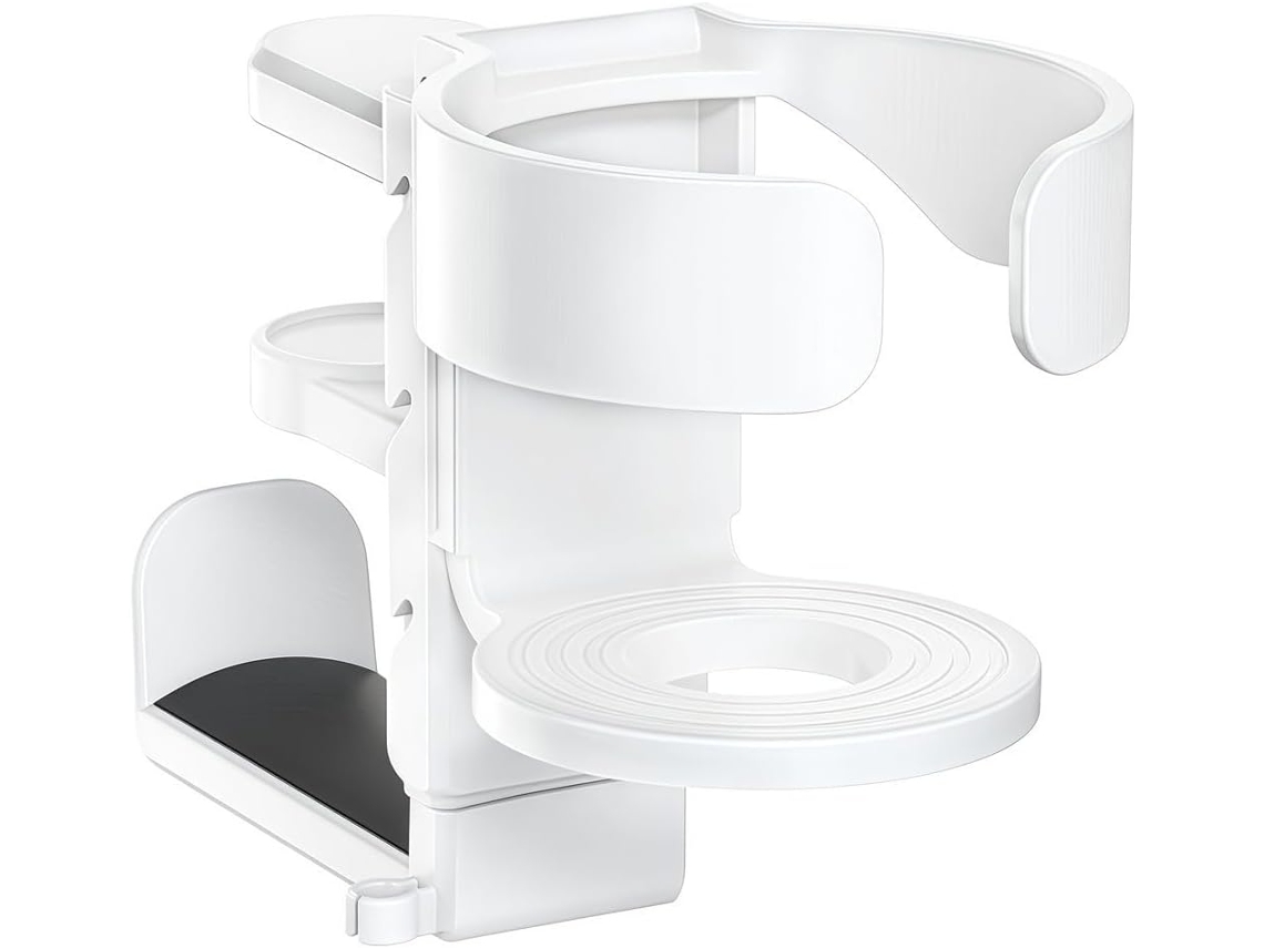 Porte - Gobelet De Bureau Et Système De Rangement Pour Casque, Pince Réglable Pour Organize Les Boissons Et