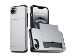 Capa Protetora À Prova De Choque Para Iphone 17e - Compartimento Para Cartão