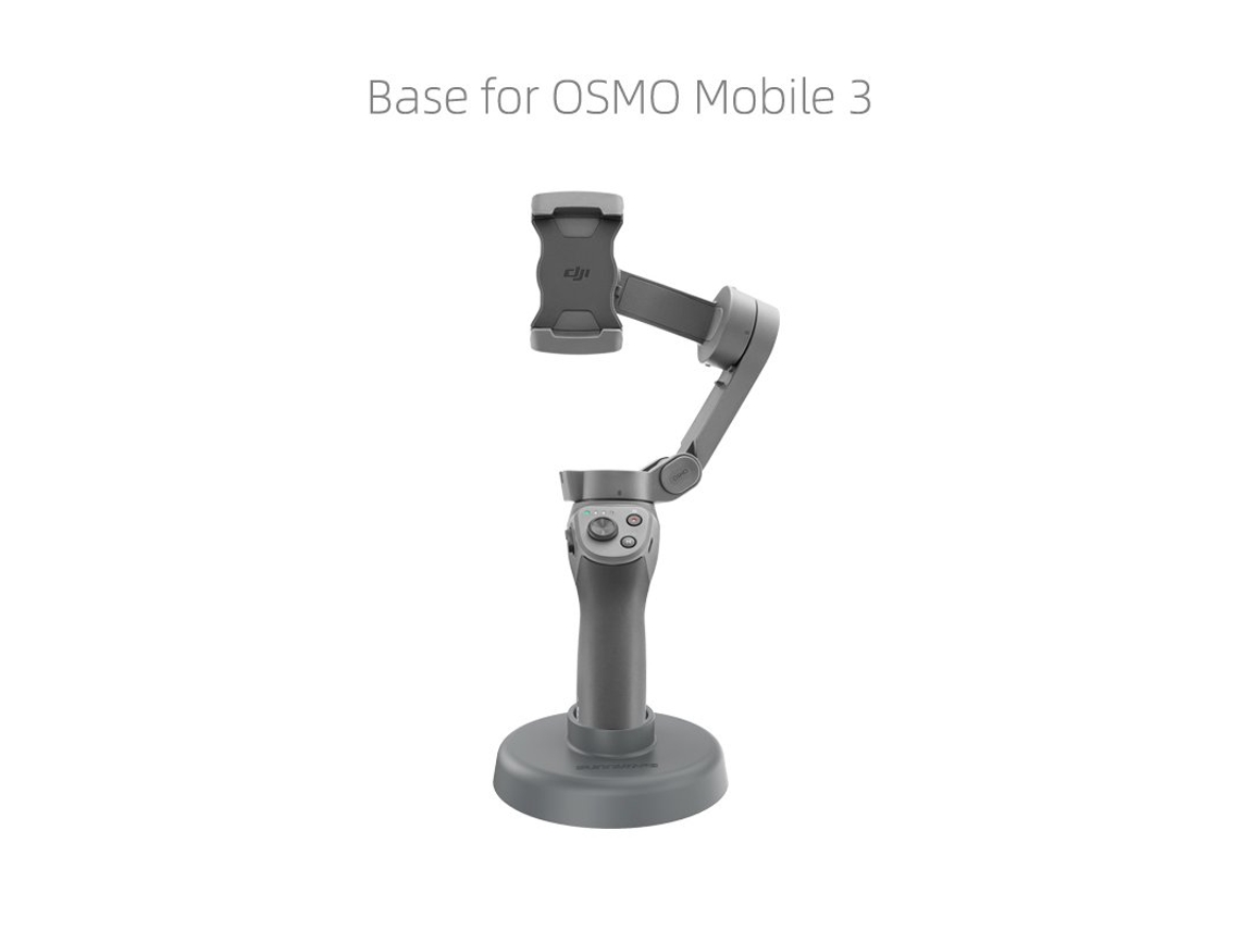 Para Dji Osmo Mobile 3 Base de Mesa Handheld Gimbal Base Stand Mount Acessórios Cinza