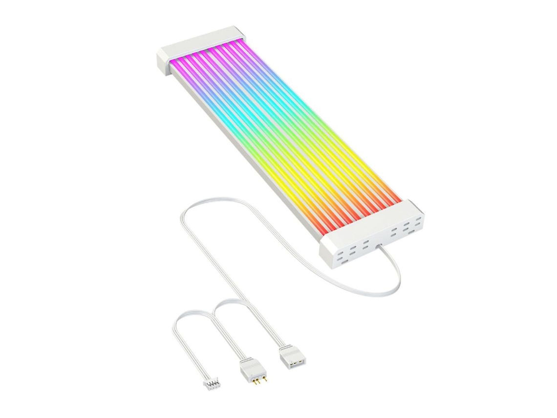 5v 3pin Argb Aura Sync Neon Dobrável Chassis Streamer Lâmpada Tira Pc Case Decor